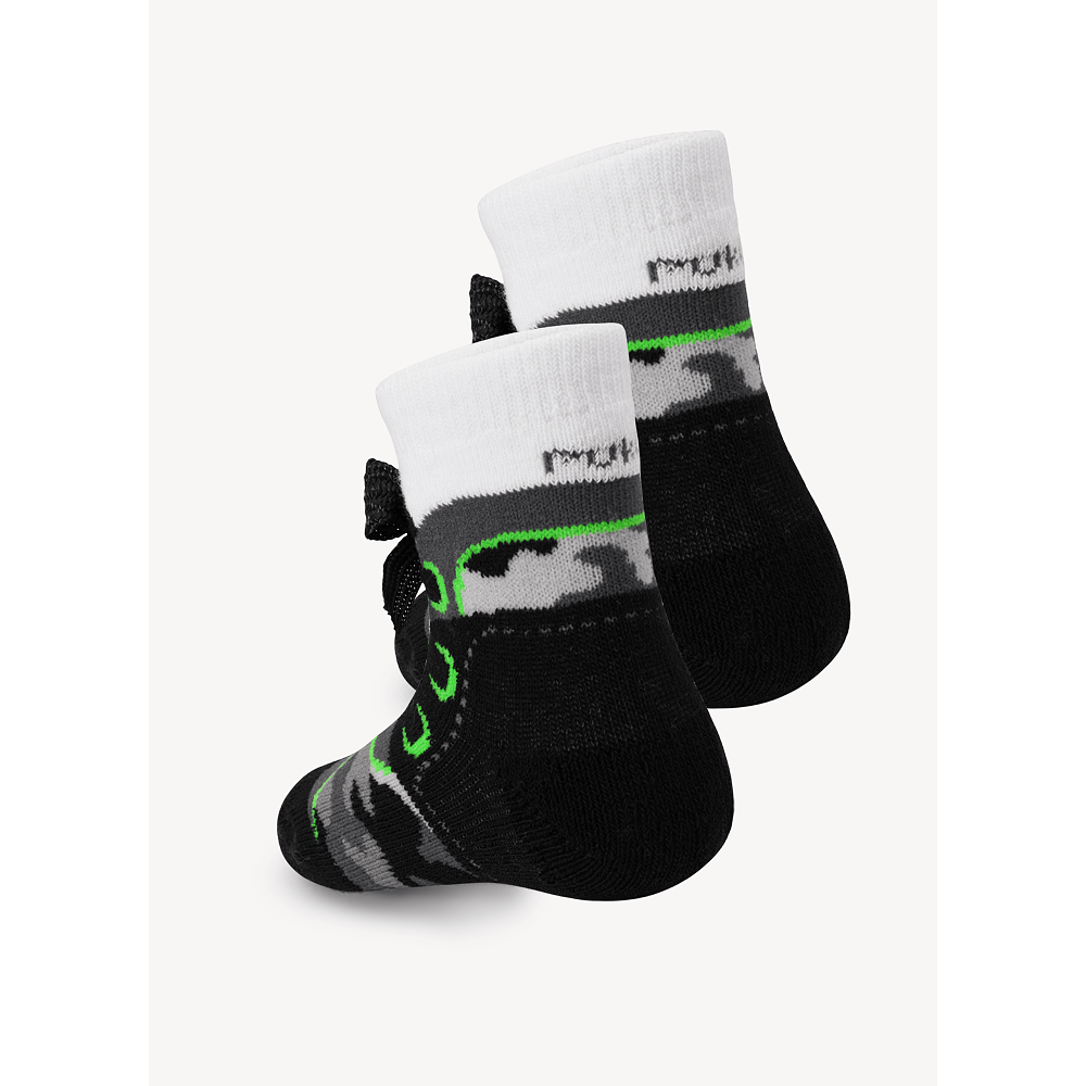 Meia Soquete Antiderrapante Bebê Menino Com Aplique - 2