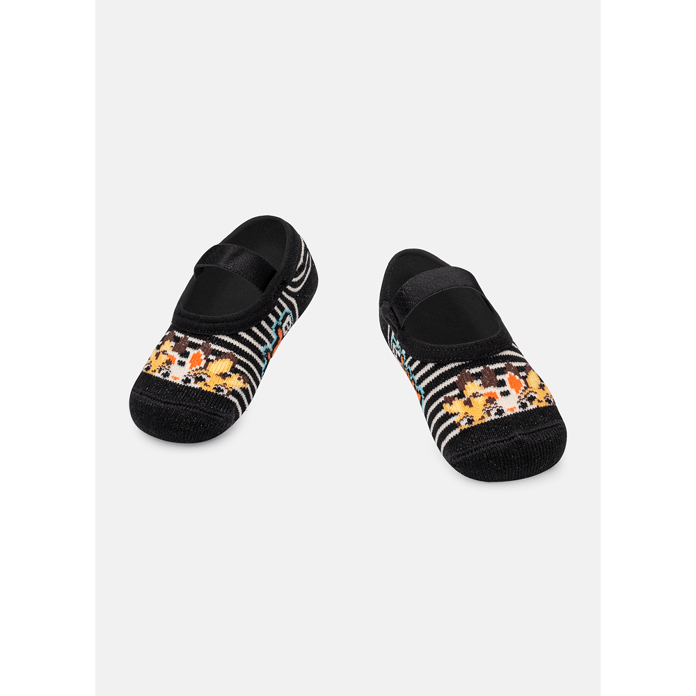 Meia Sapatilha Antiderrapante Bebê Unissex Coelho Família - 1