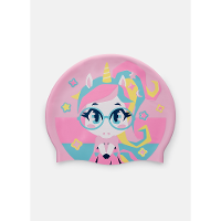 Touca de Natação Unicórnio Kawaii - 1