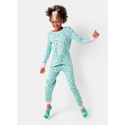Pijama Manga Longa Menina Teen Ultra Visco Unicórnio Popstar
