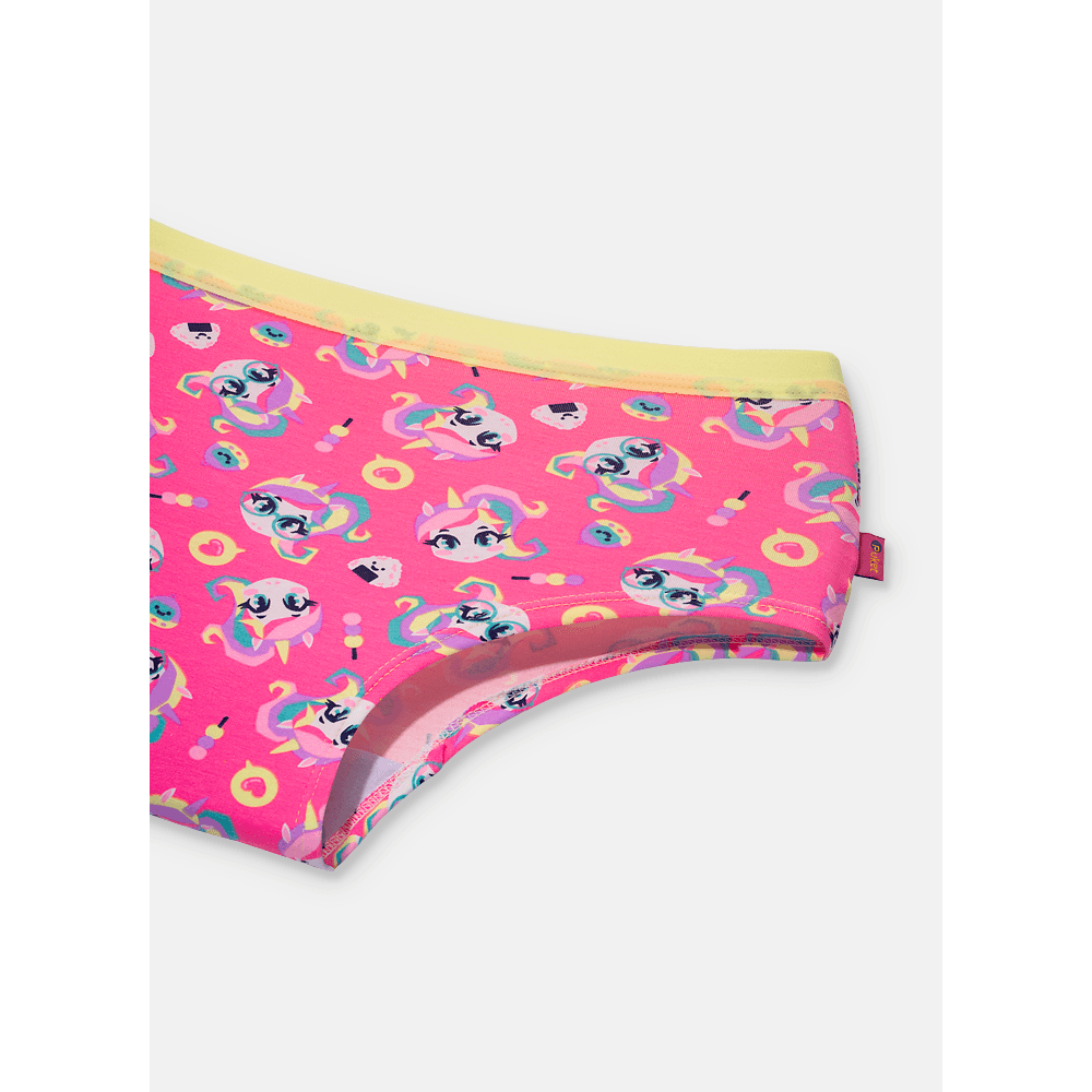 Calcinha Caleçon Adulto Algodão Unicórnio Kawaii - 3