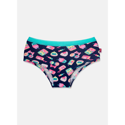 Calcinha Caleçon Adulto Algodão Estampada Unicórnio Kawaii