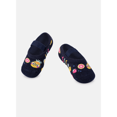 Meia Sapatilha Menina Frutas