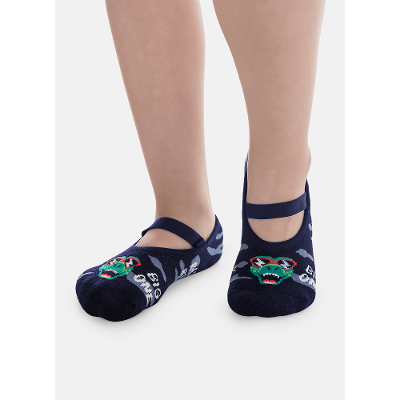 Meia Sapatilha Kids Antiderrapante Dino