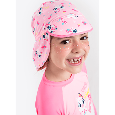 Chapéu com Proteção Solar Menina Lhama Secrets