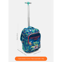 Mochila com Rodinha Grande Dragão Street - 9