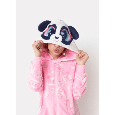 Macacão Manga Longa Menina Teen Soft Panda Bailarina