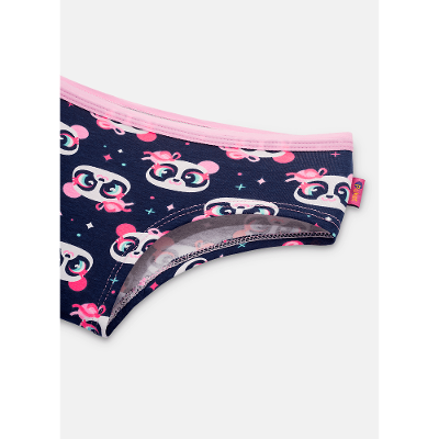 Calcinha Caleçon Menina Kids Algodão Panda