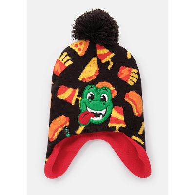 Gorro Bebê Menino Dino Food