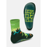 Meia Soquete Com Sola Emborrachada Menino Jacaré Jungle - 3