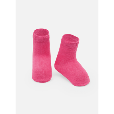 Meia Soquete Antiderrapante Bebê Unissex Lisa