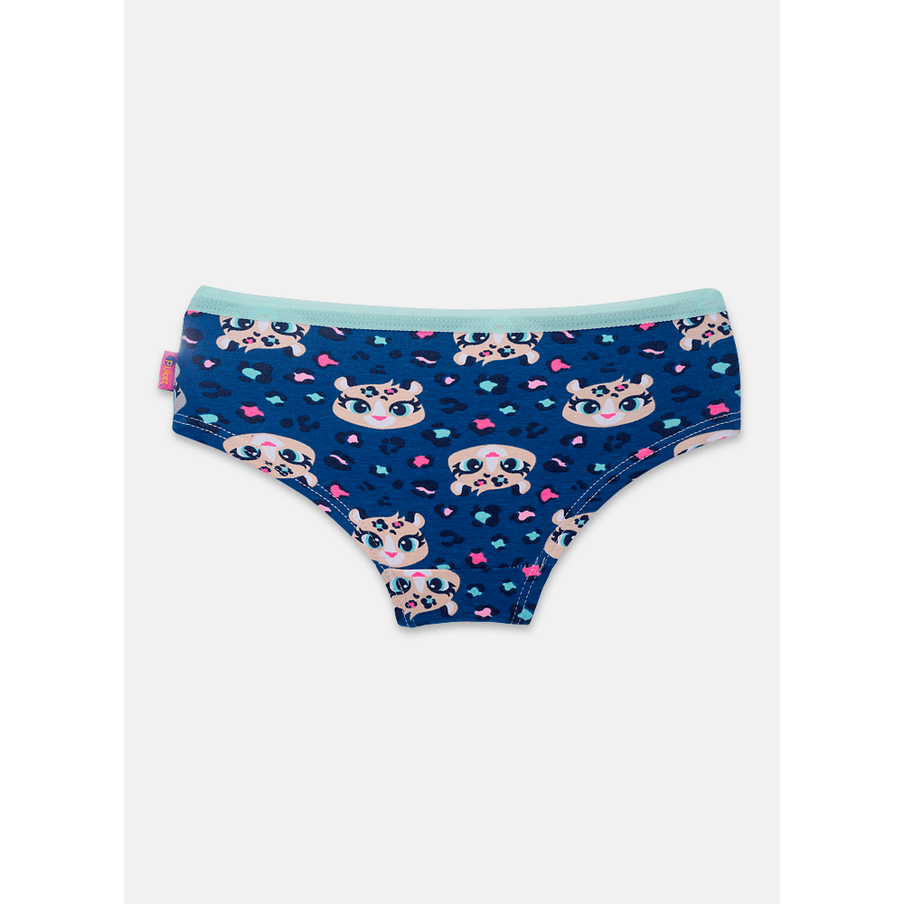 Calcinha Caleçon Menina Algodão Onça - 2