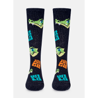 Meia Cano 3/4 Bebê Menino Jacaré Jungle - 1