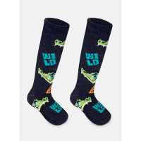 Meia Cano 3/4 Bebê Menino Jacaré Jungle - 2