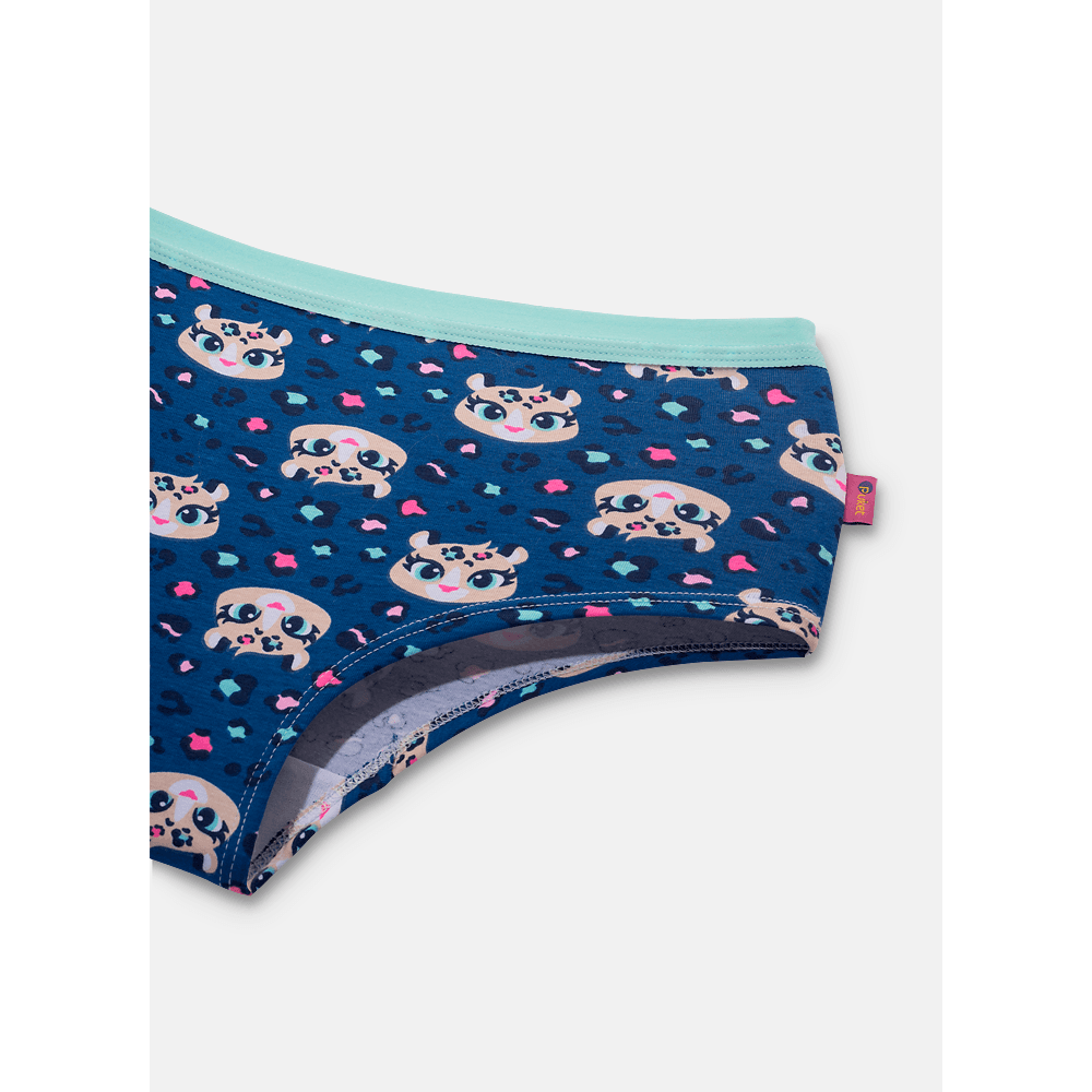 Calcinha Caleçon Adulto Algodão Onça - 3