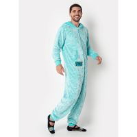 Macacão Manga Longa Masculino Soft Família Coelho Brilha no Escuro - 1