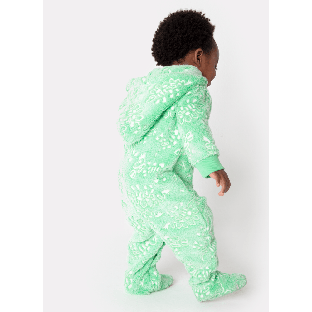 Macacão Manga Longa Bebê Menino Soft Dinossauro Fósseis - 2