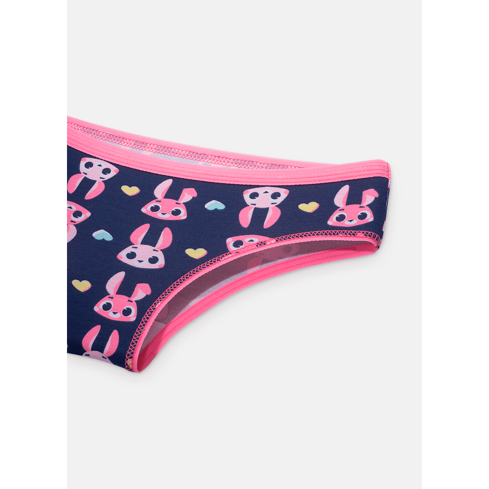 Calcinha Boneca Menina Algodão Família Coelho - 3