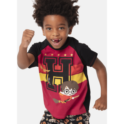 Pijama Manga Curta Menino Viscolycra Harry Potter