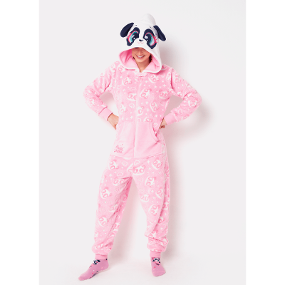 Macacão Manga Longa Feminino Soft Panda Bailarina