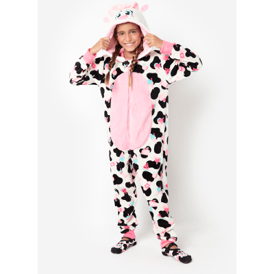 Macacão Manga Longa Menina Teen Soft Vaca