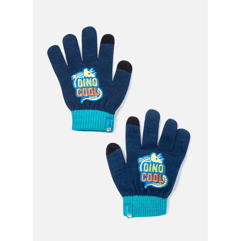 Luva Menino Dinossauro Fósseis - 1