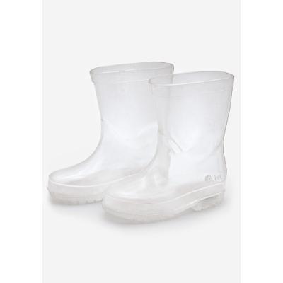 Galocha Transparente Com LED Unissex Kids