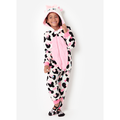 Macacão Manga Longa Menina Soft Vaca