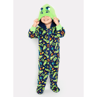 Macacão Manga Longa Bebê Menino Soft Jacaré Jungle