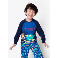 Pijama Manga Longa Viscolycra Menino Dragão Street - 2