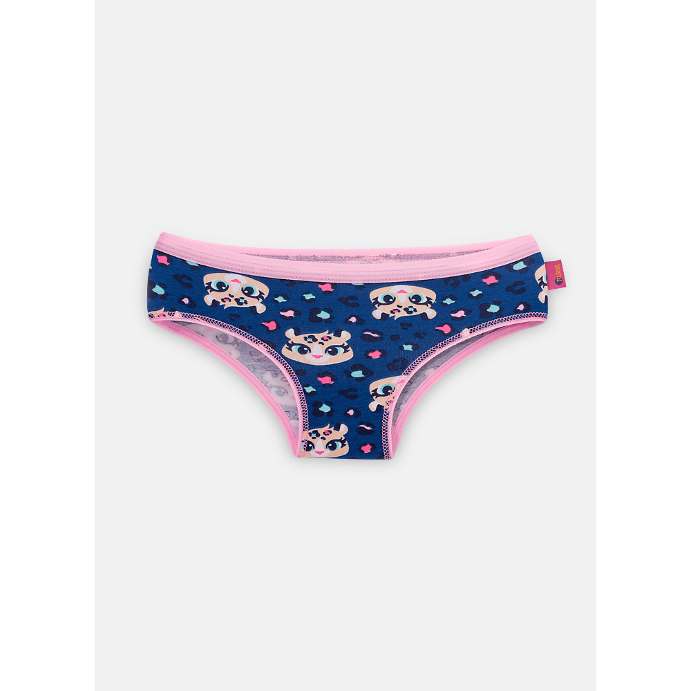 Calcinha Boneca Menina Algodão Onça - 1