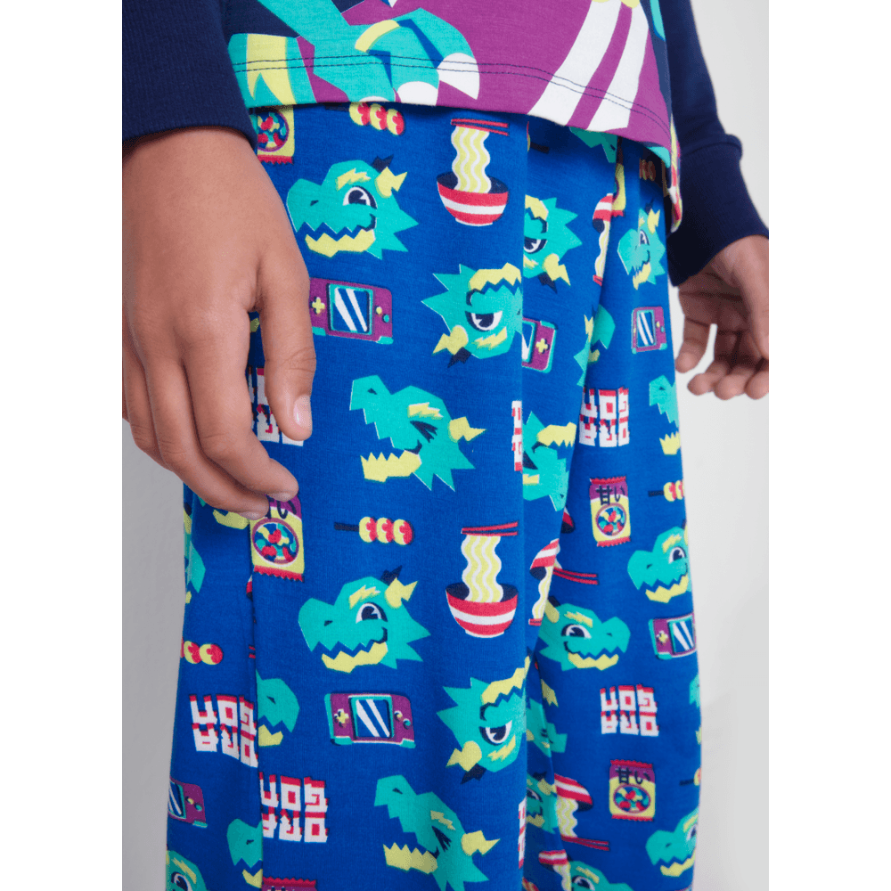 Pijama Manga Longa Viscolycra Menino Teen Dragão Street - 4