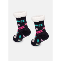 Meia Botinha Tricô Antiderrapante Menina Unicórnio Popstar - 3