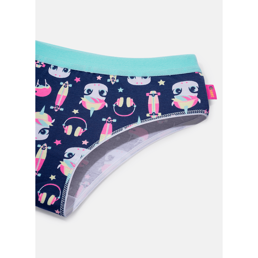 Calcinha Boneca Algodão Menina Teen Unicórnio Popstar - 3