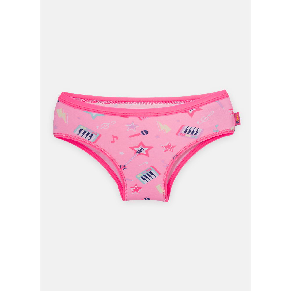 Calcinha Boneca Algodão Menina Unicórnio Popstar - 1