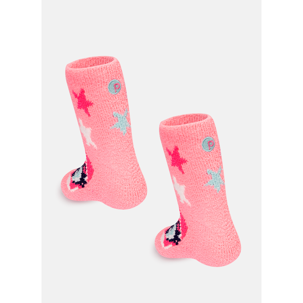 Meia Cano Médio Bebê Menina Soft Unicórnio PopStar - 3