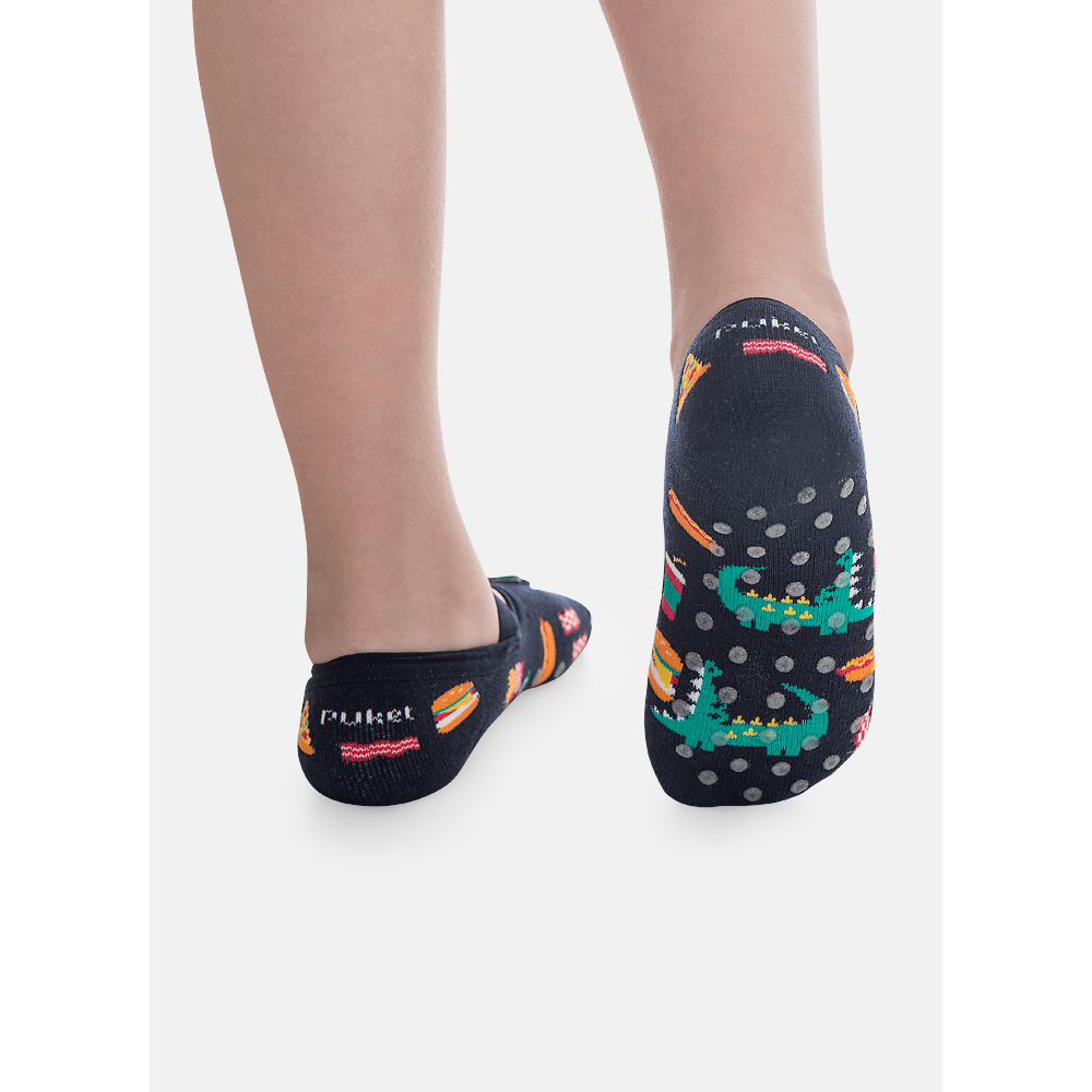 Meia Sapatilha Antiderrapante Menino Jacaré Jungle - 2