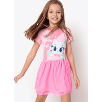 Camisola Fantasia Manga Curta Viscolycra Menina Gata Fada - 1