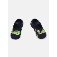 Meia Sapatilha Antiderrapante Bebê Menino Jacaré Jungle - 1