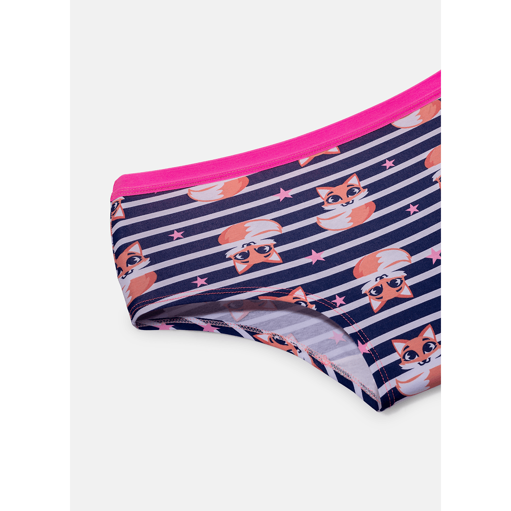 Calcinha Caleçon Algodão Feminina Raposa - 3