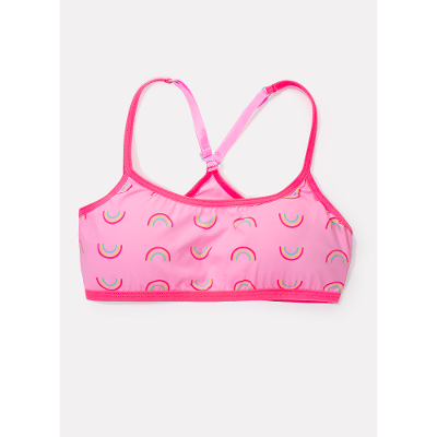 Top Nadador com Bojo Removível Menina Teen Panda Summer