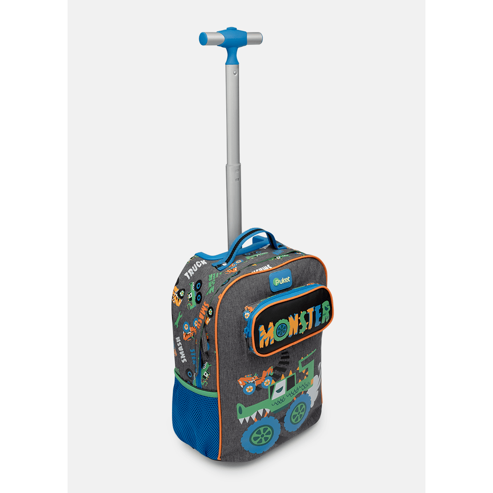 Mochila com Rodinha Pequena Monster Truck - 2