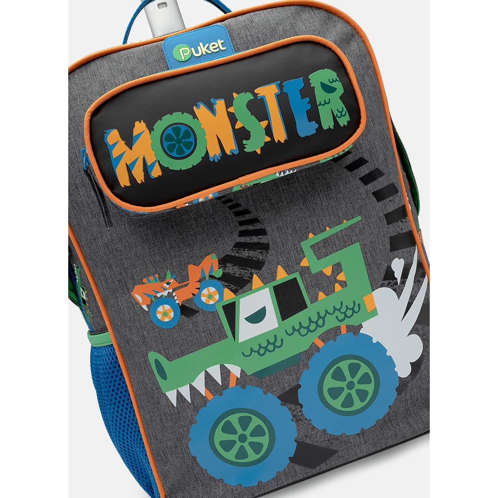 Mochila com Rodinha Pequena Monster Truck - 3