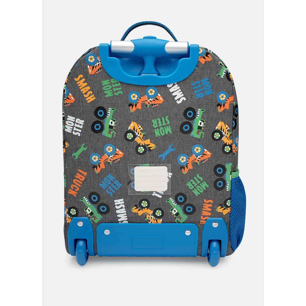 Mochila com Rodinha Pequena Monster Truck - 5