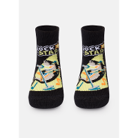 Meia Soquete Menino Bebê Tubarão Rockstar - 1