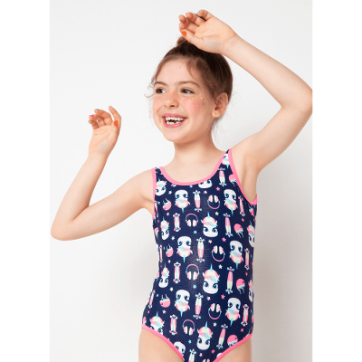 Maiô Menina Unicórnio Skate