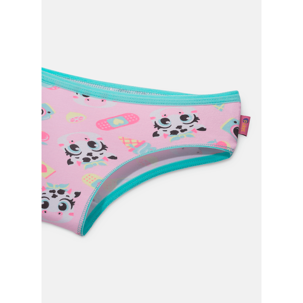 Calcinha Boneca Menina Algodão Vaca - 3