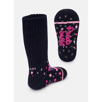 Meia Botinha Antiderrapante Bebê Menina Panda Bailarina - 3