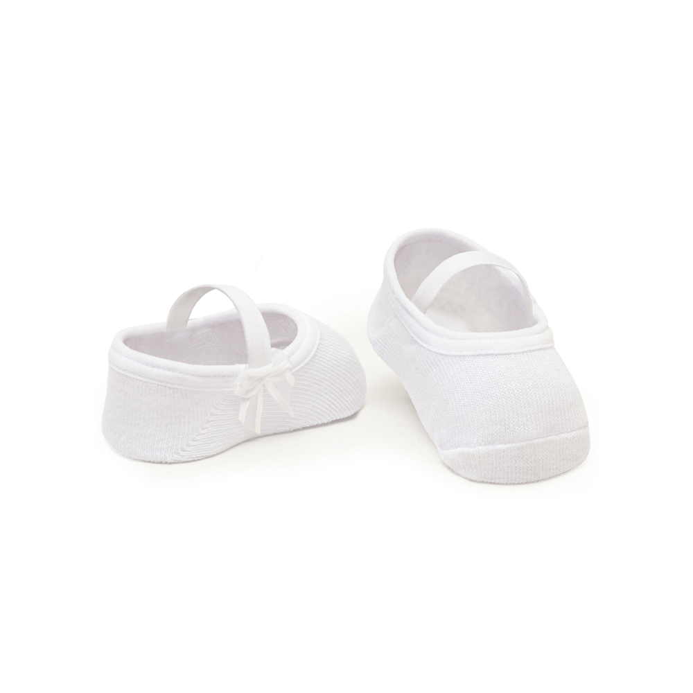 Meia Sapatilha Menina Branca - 1