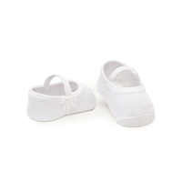 Meia Sapatilha Menina Branca - 1